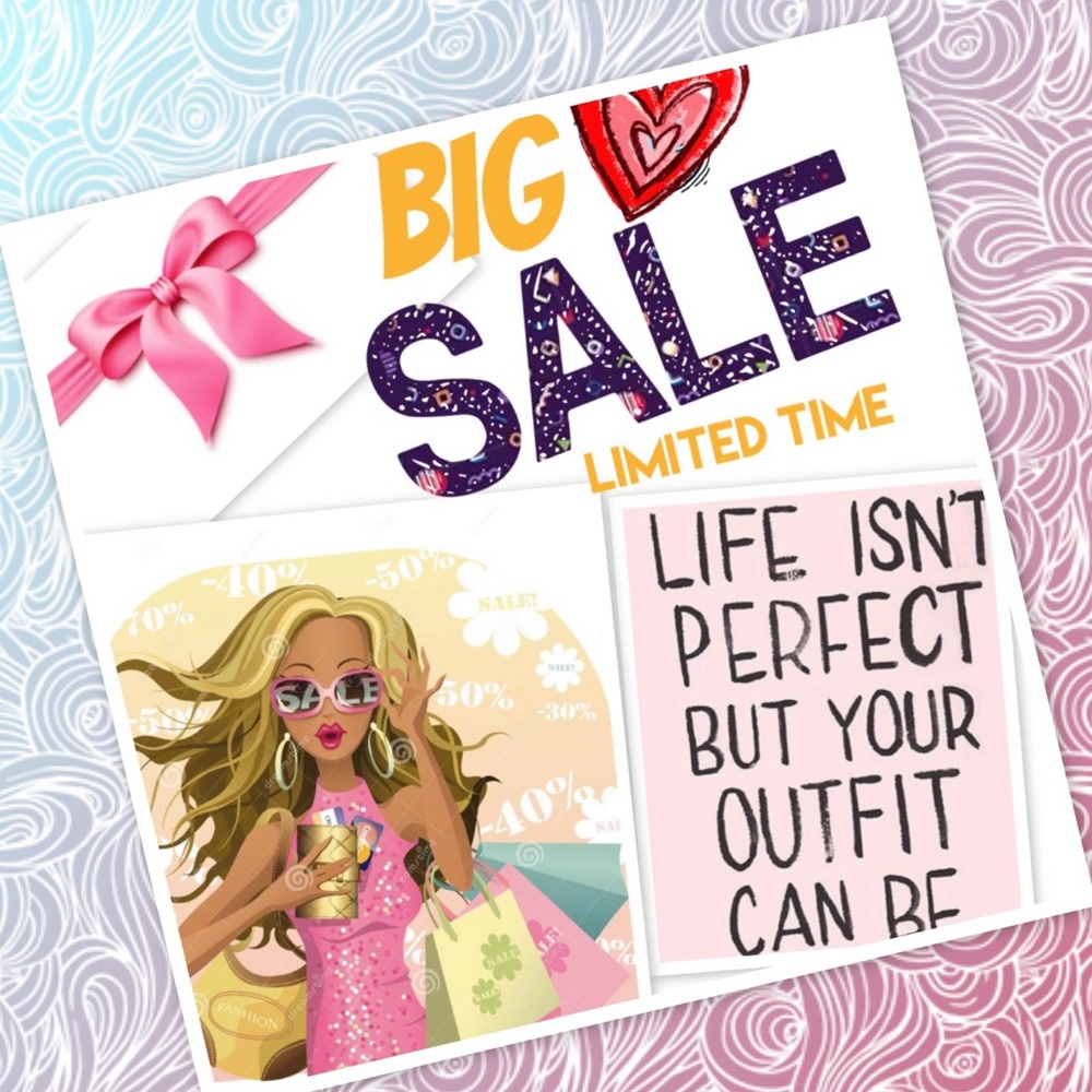 Fashion Illustration with Shopping Theme